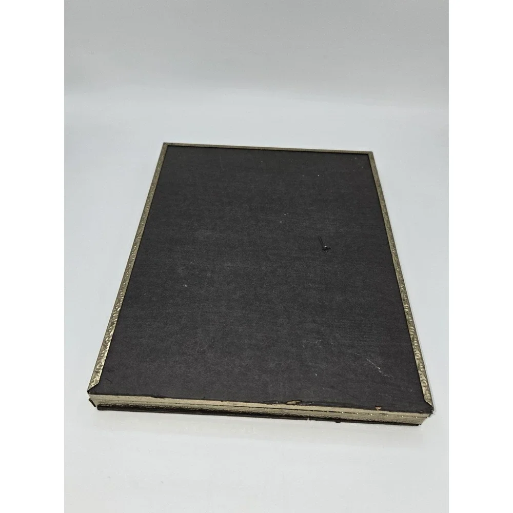 Vintage Goldtone Metal Double Picture Frame for 8x10‎